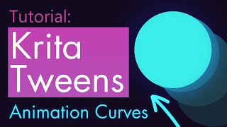 Krita has animation tweens apparently Animation curves tutorial [upl. by Aihsekram804]