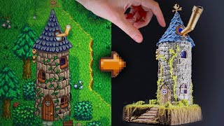 I made a miniature Stardew Valley Wizards Tower [upl. by Terr]