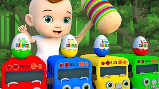 surprise egg One Little Finger  Farm Animal Song Nursery Rhymes amp Kids Songs  KiddoTunes [upl. by Oicneconi]