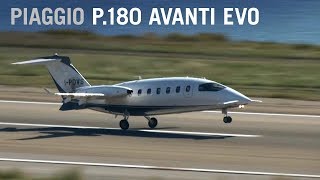 Flying at Jet Speeds in Italian Style with the Piaggio P180 Avanti Evo Turboprop – AIN [upl. by Oirevas]