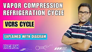 Vapor compression refrigeration cycle explained  VCR cycle refrigeration vcrs vcrscycle phchart [upl. by England]