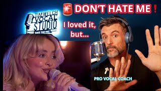 Pro Vocal Coach Reacts Sabrina Carpenter Cover‘Good Luck Babe’ [upl. by Nicolai]