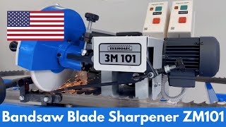 Bandsaw Blade Sharpener  Sharpening Machine  ZM 101 [upl. by Alihs]