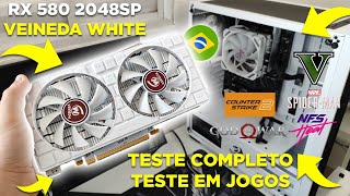 TESTEI A RX 580 DA VEINEDA EM VÁRIOS JOGOS MELHOR CUSTOBENEFÍCIO PRA PC BARATO [upl. by Etteniuqna187]