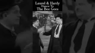 Laurel amp Hardy Dance to The Bee Gees shorts [upl. by Glynnis]