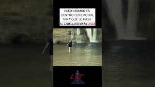 VIDEO GRABADO EN CENTRO CEREMONIAL MIRA EL CABELLO DE LA MUJER miedo terror terrorifico creepy [upl. by Meador189]