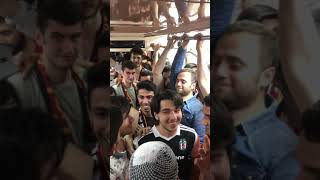 BEŞİKTAŞ TARAFTARI GALATASARAY TARAFTARLARININ METROSUNA BİNERSE21 ŞAMPİYONLUK KUTLAMALARI [upl. by Ilat]