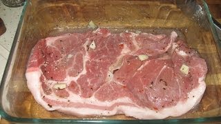 Marinate Pork Steak  Video  98 [upl. by Nomsed142]