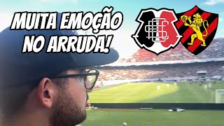 CLÁSSICO DAS MULTIDÕES NO ARRUDA  Santa Cruz 1x1 Sport [upl. by Alexi773]