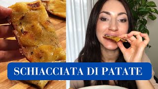 SCHIACCIATINA di PATATE  Pronta in 5 minuti Ricetta SENZA GLUTINE [upl. by Annayram51]