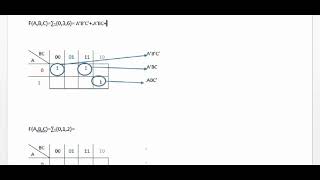 Circuitos Digitales Simplificar FABC compacta de 3 variables empleando mapas K EN MINITERMINOS 1 [upl. by Enidualc]