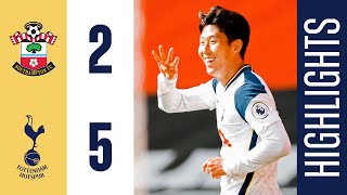 SOUTHAMPTON 25 TOTTENHAM HOTSPUR  CLASSIC PREMIER LEAGUE HIGHLIGHTS  SON SCORES FOUR [upl. by Ailana213]