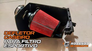 Defletor caseiro para Filtro esportivo  Audi A3 2001  Rodando de Possante [upl. by Maje341]