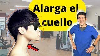 Cómo alargar el cuello con ejercicios de fisioterapia [upl. by Elexa]