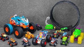 62 Minutes Hot Wheels Collection Unboxing Review ASMR 🔥 Monster Trucks Transforming Rhinomite ASMR [upl. by Anderegg]