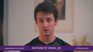 Antoine StOnge  Catégorie Bois  Concours OSM Manuvie 2017 [upl. by Chatterjee]