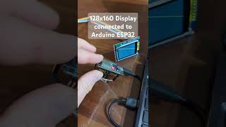 Mini display 128x160 connected to Arduino ESP32 live stream [upl. by Head]