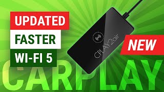 Updated CarPlay2Air Wireless Apple CarPlay Adapter with faster WiFi 5 Chipset  CPLAY2air Review [upl. by Airetnahs330]