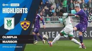 Olimpija 0  0 Maribor  15 krog 202425 PrvaLigaTelemach [upl. by Jeannine]