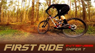 FIRST RIDE ON THE INTENSE SNIPER T [upl. by Leonelle]