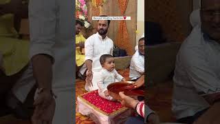 Enjoying his first Marwadi wedding amp see how happy he is🥹❤️babyboy marwadi ritual cutebaby [upl. by Parsifal]