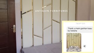 HIGH END HEADBOARD  CLIENTS REVIEW  INSTALLATION ONLY [upl. by Rento494]