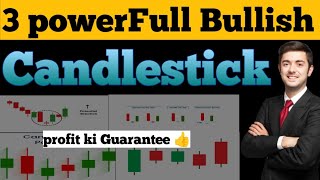 3powerFull Bullish Candlestick For Trading  Candlestick patterns for Trading  stock market Videos [upl. by Siuqram]