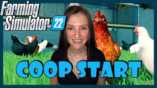 WIR STARTEN EINE COOP WELT IM FARMING SIMULATOR 22 🐮​ VIEHZUCHT UND MEHR [upl. by Deirdra762]