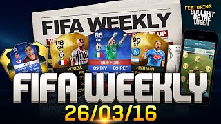 FIFA Weekly 260316  FIFA 17 Team Confirmed Happy Birthday FUT FIFA Rage FIWC Final [upl. by Nannerb412]