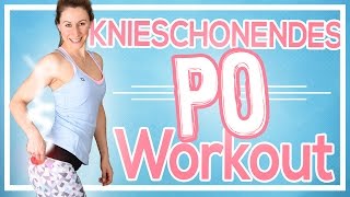 Sehr effektives Knieschonendes Po amp Bein Workout  Knack Po Training für zuhause  Ohne Springen [upl. by Duester]