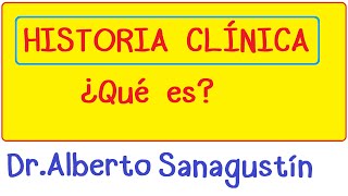 ¿Qué es la Historia Clínica  Clases de medicina [upl. by Durst]