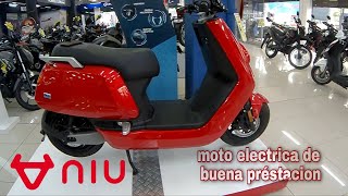 🚨NUEVA MOTO ELÉCTRICA 🛵🔌NIU NQI NSPORT CONECTIVIDAD ALARMA 3 MODOS DE MANEJO BUENA PROPUESTA [upl. by Audwin349]