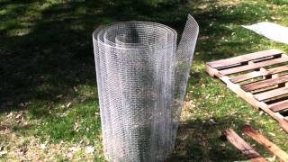 compost bin diy easy and cheap [upl. by Hanford]