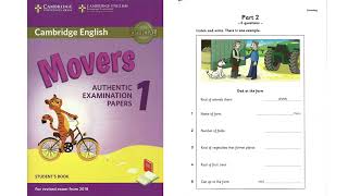 Movers authentic 1 Test 3  Authentic Examination Papers  Listening Test 3  Cambridge English [upl. by Echo89]