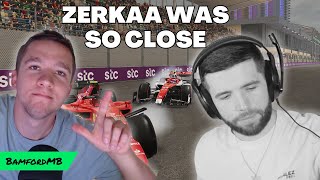 SORRY JOSH  Reacting to Zerkaas Reaction of the F1 Sidemen Elimination Race [upl. by Wing]