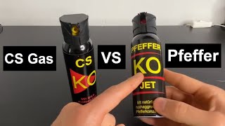 Pfefferspray vs CS Gas [upl. by Ylrebmic969]