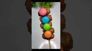 Eclairs chocolate with gems chocolate youtubeshorts viralvideo shortvideo [upl. by Ativel]