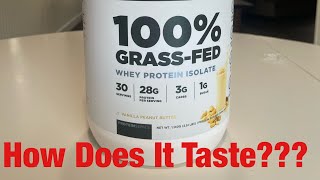 Levels 100 Grass Fed Whey Protein Taste Test  Healthline [upl. by Amieva122]