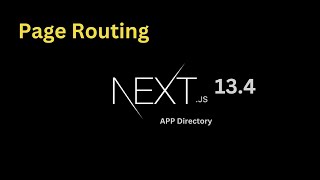 Next JS 13  Page Routing Tutorial How to create pages [upl. by Lotti461]