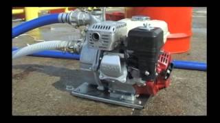 Honda DeWatering Pump  How to set up and Use [upl. by Maurilla]