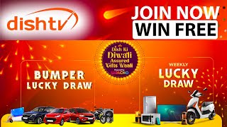 🔥 Dish Tv Diwali Assured Gifts Waali Diwali BUMPER LUCKY DRAW 🎁 FREE OTT Scooter Car amp many more [upl. by Naibaf]