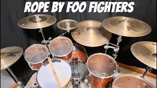 Rope by Foo Fighters Drum Cover [upl. by Ahsiekit]