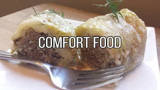 CABBAGE ROLLS WITH EGG amp LEMON SAUCE LAHANODOLMADES AVGOLEMONO [upl. by Kleper]