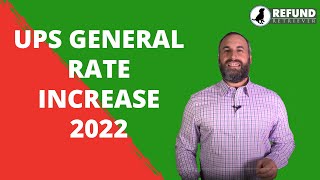 2022 UPS Rate Increase  General and Accessorial Fees [upl. by Loris]