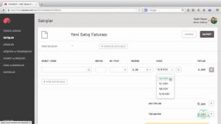 Paraşüt Ön Muhasebe  Faturada KDV Stopaj Tevkifat Oranları Ekleme [upl. by Bravar]