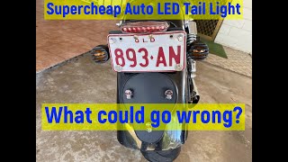 Enduralight Motorcycle Tail Lamp 3 in 1 LED on 2006 Triumph America [upl. by Zobias342]