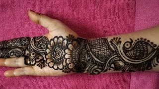 beautiful arabic mehendi design 🌿mehndi learnmehndimehndidesign [upl. by Meakem236]