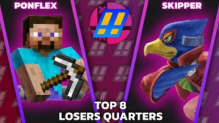 LGS The Main Quest  Ponflex VS SKIPPER  Top 8  Losers Quarters  SSBU [upl. by Stamata]