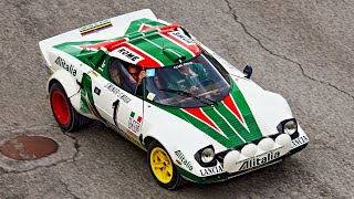 Lancia Stratos 40th Anniversary  Sandro Munari  San Marino Rally Legend 2011  15x Models [upl. by Kamin406]