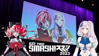 Kureiji Ollie and Pavolia Reine on the Main Stage at SMASH 2023 😱  Day 2 [upl. by Nwahsar761]